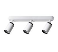 Spot plafond - EDO SOLUTIONS - MALGA 3 - 3 spots orientables - Design blanc - Usage intérieur IP20