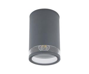 Spot plafond extérieur rond graphite E27 25W Nowodvorski