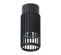 Spot plafond noir rond alu 1xGU10 8W Vertical Milagro