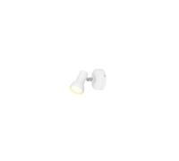 Spot plafonnier mural blanc rond orientable 1xGU10 5W CANTAR RL