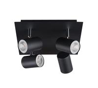 Spot plafonnier mural EVALO Kanlux 4xGU10 noir/chrome