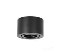 Spot plafonnier saillie rond noir orientable OH36S Kobi