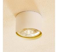 Spot pour plafond Euluna Chloe, fixe, blanc Chloe Euluna, dimmable, blanc, Salon / Salle à manger, Métal, Moderne, Projecteur halogène