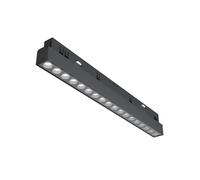 Spot rail 1 phase noir linéaire LED 18W Maytoni POINTS