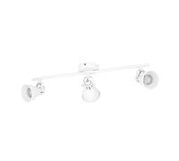 Spot SERAS 1 GU10 3X3W en acier blanc 595x65mm