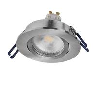 OSRAM HOMELIGHTING 4058075853492 Spot de plafond, Plafonnier à spot LED GU10 satin-nickel