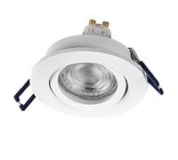 Osram Spot Set Spot LED encastrable flexible 4,5 W Blanc, 2 700 K Blanc chaud, aluminium, fixation par clic orientable, lot de 3