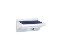 Lumisky Projecteur solaire applique murale DERBY inox LED blanc H16 cm détecteur de mouvement 3 modes