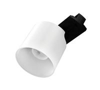 Spot Sur Rail Davos Monophasé Pour Ampoule Led Gu10 Ar111 Blanc