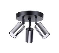 Sollux Lighting Winx plafonnier 3x10 W noir-chrome SL.1369