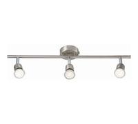 Nordlux Plafonnier Avenue 2113190132 Acier brossé 3x35 W GU10 IP20 H.10 Gris intérieur