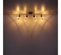 Spotlampe Plafonnier Projecteur Mobile Lampe De Chambre Industrielle 4 Flammes