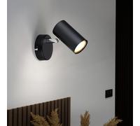 Spotlight Applique Murale Réglable Salon Noir Chrome
