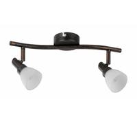 Spotlight Paulmann Classico Tige 2x42W G9 Fer Rouillé 230V Métal/Verre