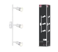 Spotlight Produits De Deuxième Choix Carolina Gu10 230v Max. 3x10w Gradable Blanc Dépoli