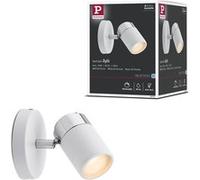 Paulmann Applique salle de bain Zyli - GU10 10 W IP44 230 V dimmable Blanc/Chrome