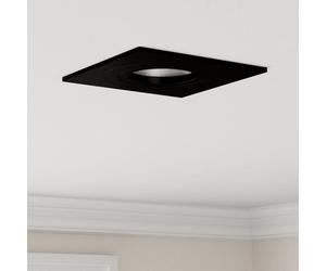 Spots encastrés - Carré GU10 - 24 pcs - Noir - LED - Intérieur