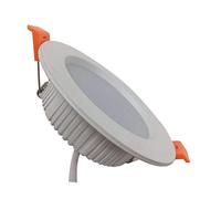 Spots Encastrés Et En Saillie À Led, Format Disque, Ronds, Blanc Chaud 3000K, Indice de Protection Irc 80, Plafonniers Blancs Extra-Plats Étanches, Éclairage Extérieur Lumière Du Jour/Blanc Froid/Lumi
