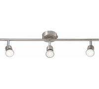 Nordlux Plafonnier Avenue 2113190132 Acier brossé 3x35 W GU10 IP20 H.10 Gris intérieur