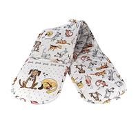 SPOTTED DOG GIFT COMPANY Gant de Four Double au Mignon Chien Imprimé, Résistant à la Chaleur Manique Cuisine avec Boucle Suspendue, 100% Coton, Idées Cadeau pour Amoureux des Chiens 18x87cm
