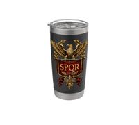 SPQR LEG-X Aigle romain standard de la légion Gobelet isotherme en acier inoxydable double paroi