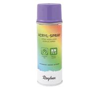 Rayher Spray peinture acrylique mat, mauve, 200ml, DIN EN71-3, base aqueuse, séchage rapide, multiples surfaces, intérieur, extérieur, décoration, rénovation-34145274, 0,55 x 0,55 x 1,7 cm