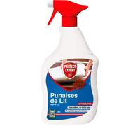 Spray Anti-Punaises De Lits, Foudroyant - PROTECT EXPERT - Prêt à l'emploi - 1L - Ne tâche Pas - Efficacité Longue Durée