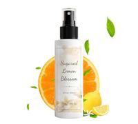 Spray d'ambiance, 100 ml Parfum Citron Longue Durée et Sûr, Spray Assainissant d'Intérieur, pour Maison Cuisine Salon Chambre Appartement Bureau Dortoir Voiture Intérieur Voyage