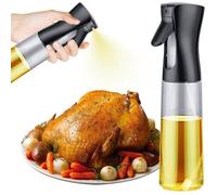 Spray de Cuisine Huile Cuisine 220 ML, Vaporisateur d'Huile de Cuisson pour Friteuse sans Huile, Air Fryer Accessoires, Noir