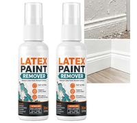 Spray de dissolvant de peinture au latex multi-surfaces, dissolvant de taches de peinture séchée à ramollissement rapide, décapant de peinture en spray, dissolvant puissant dissolvant de colle (2pcs)