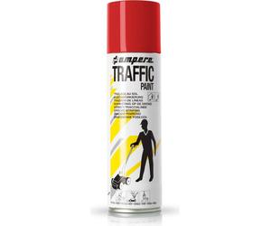 Spray de marquage au sol Traffic 500ml rouge
