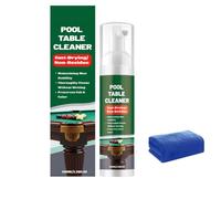 Spray de nettoyage en feutre pour table de billard avec chiffon de nettoyage, kit de nettoyage en mousse pour poussière de craie et taches de boisson, kit de pulvérisation de nettoyage de table de
