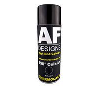 Spray de peinture thermique pour four et pot d'échappement résistant à la chaleur 650 °C Noir 400 ml Protège le moteur et l'échappement de la rouille