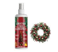 Spray de polissage pour sapin de Noël - Polissage décoratif 100 ml, lueur de Noël longue durée pour les festivals sur les fenêtres de la maison, guirlandes métalliques avec branches de pin pour