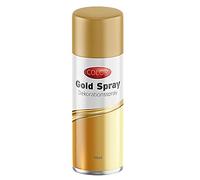 Spray décoratif pour bricolage - 111 ml - Spray doré - Spray brillant de Noël (1 bombe aérosol doré)