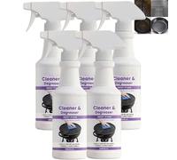 Spray dégraissant de cuisine Eavy Duty, Spray nettoyant pour barbecue, Nettoyant pour plaque chauffante,Dégraissants pour four, Dégraissant pour cuisinière, (5 pièces)