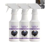 Spray dégraissant de cuisine Eavy Duty, Spray nettoyant pour barbecue, Nettoyant pour plaque chauffante,Dégraissants pour four, Dégraissant pour cuisinière, (3 pièces)