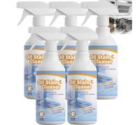 Spray dégraissant de cuisine robuste, nettoyant mousse tout usage, nettoyant pour barbecue à gaz sur la cuisinière du four, dissolvant de taches d'huile de graisse, (5 pièces)