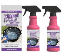 Spray Dégraissant for Gril Robuste À Action Rapide 120 Ml/4 Oz Nettoyant for Barbecue En Spray Dégraissant De Cuisine Tout Usage for Aliments Brûlés(2pcs)