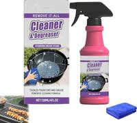 Spray dégraissant puissant à action rapide pour barbecue, nettoyant pour grils d'extérieur, nettoyant pour barbecue, spray dégraissant puissant