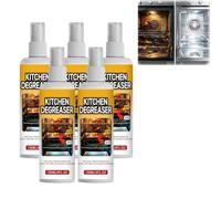 Spray dégraissant puissant, dégraissant cuisine nettoyant barbecue. (5PCS) | Nettoyant four spray ultra-résistant.Élimination rapide efficace graisses,sans endommager surfaces,large gamme d'utilisations