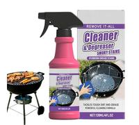 Spray Dégrasseur Pour Gril, 120ml Dégraissant Barbecue Grilles de Cuisson, Nettoyant Four Dégraissants Puissants, Solution Dégraissante En Sprays Pour Plaques De Cuisson, Pour Plaques Poêles Comptoirs