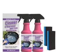 Spray Dégrasseur Pour Gril,120ml Dégraissant Barbecue Grilles De Cuisson,Spray Nettoyant Pour De Cuisson Poêle Plat De Tache Graisse,Fast-Acting Heavy-Duty Grill Degreaser Spray,Nettoyant Barbecue (2)