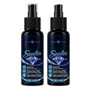 Spray d'étanchéité pour pierres précieuses, 100 ml, séchage rapide, longue | Lot de 2 sprays d'étanchéité pour peinture en pierre pour tissu, résine, argile, bijoux, dessous de verre, puzzle, mur