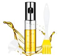Spray Huile Cuisine 100ML, Vaporisateur d'Olive pour Friteuse sans Huile, Bouteille en Verre avec Distributeur, Accessoires pour Friteuse, Spray de Cuisson pour Salade, Pizza