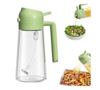 Spray Huile Cuisine, 2 en 1 Pulverisateur Huile Cuisine 470ml, Spray Huile Multifonctionnel, Vaporisateur Huile d'Olive Verre, yd