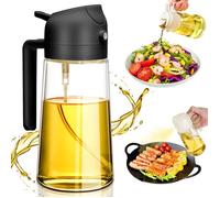 Spray Huile Cuisine,2 In 1 Vaporisateur Huile 470ml Pulverisateur Huile Cuisine Peut Vaporiser De L'Huile et Verser de L'huile Verre
