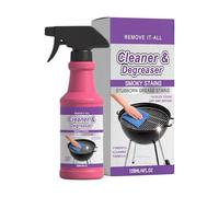 Spray Nettoyant pour Barbecue et Grill - Agent puissant 120 ml,Dégraissant Cuisine Nettoyant BBQ - Pour Four Plaques Plan De Cuisson Comptoir Ondes Maison Restaurant Camping Car