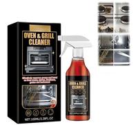 Spray nettoyant pour four en mousse ultra-puissant - Nettoyant pour mini-fours et grils - Formule sans frottage pour grilles de barbecue à gaz, grils électriques, plaques de cuisson (1Pièce)
