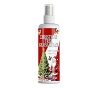 Spray nettoyant pour sapin de Noël, 100 ml, solution de nettoyage avec construction douce, matériau non toxique, spray pour artificielles avec paillettes, outil d'entretien pour couronnes et